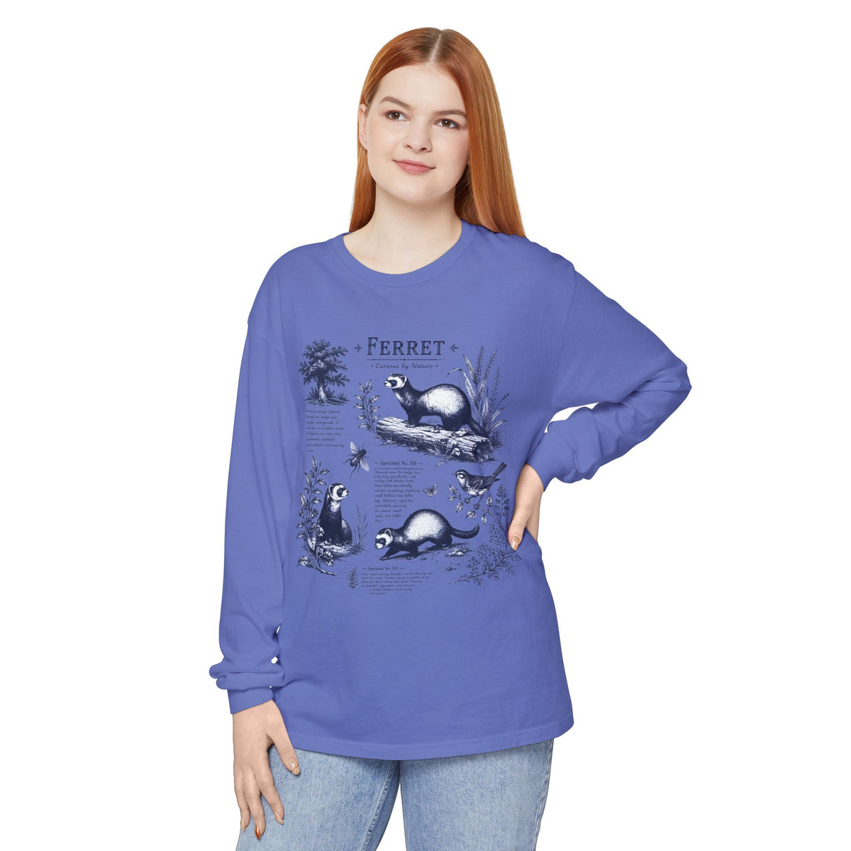 Ferret Vintage Anatomy Long Sleeve Tee
