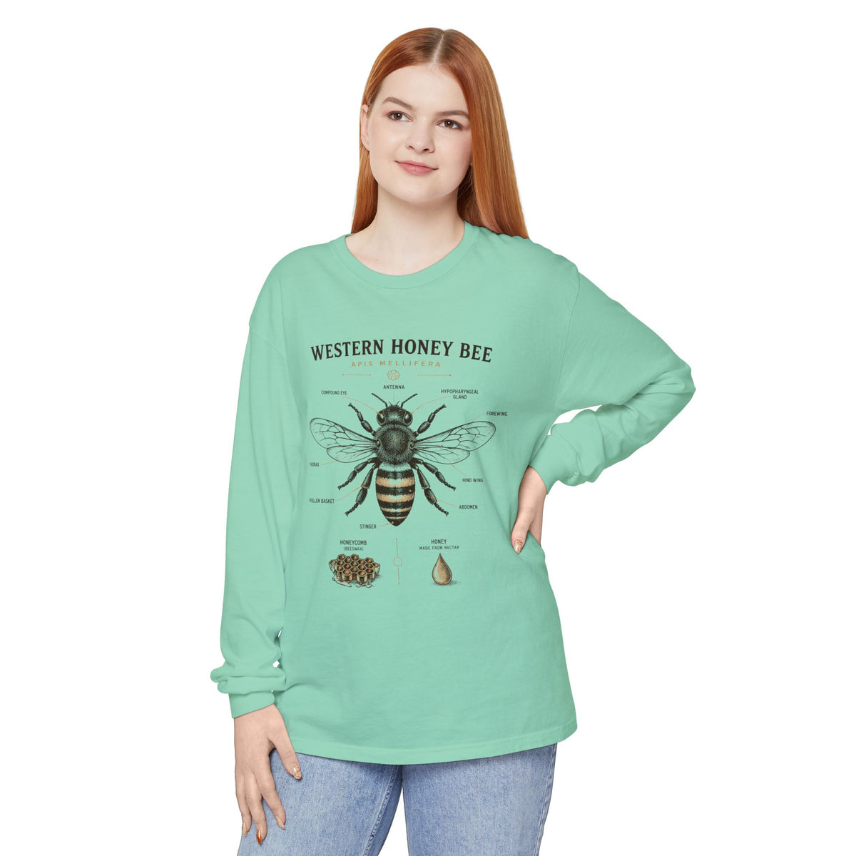 Unisex Garment-dyed Long Sleeve T-Shirt