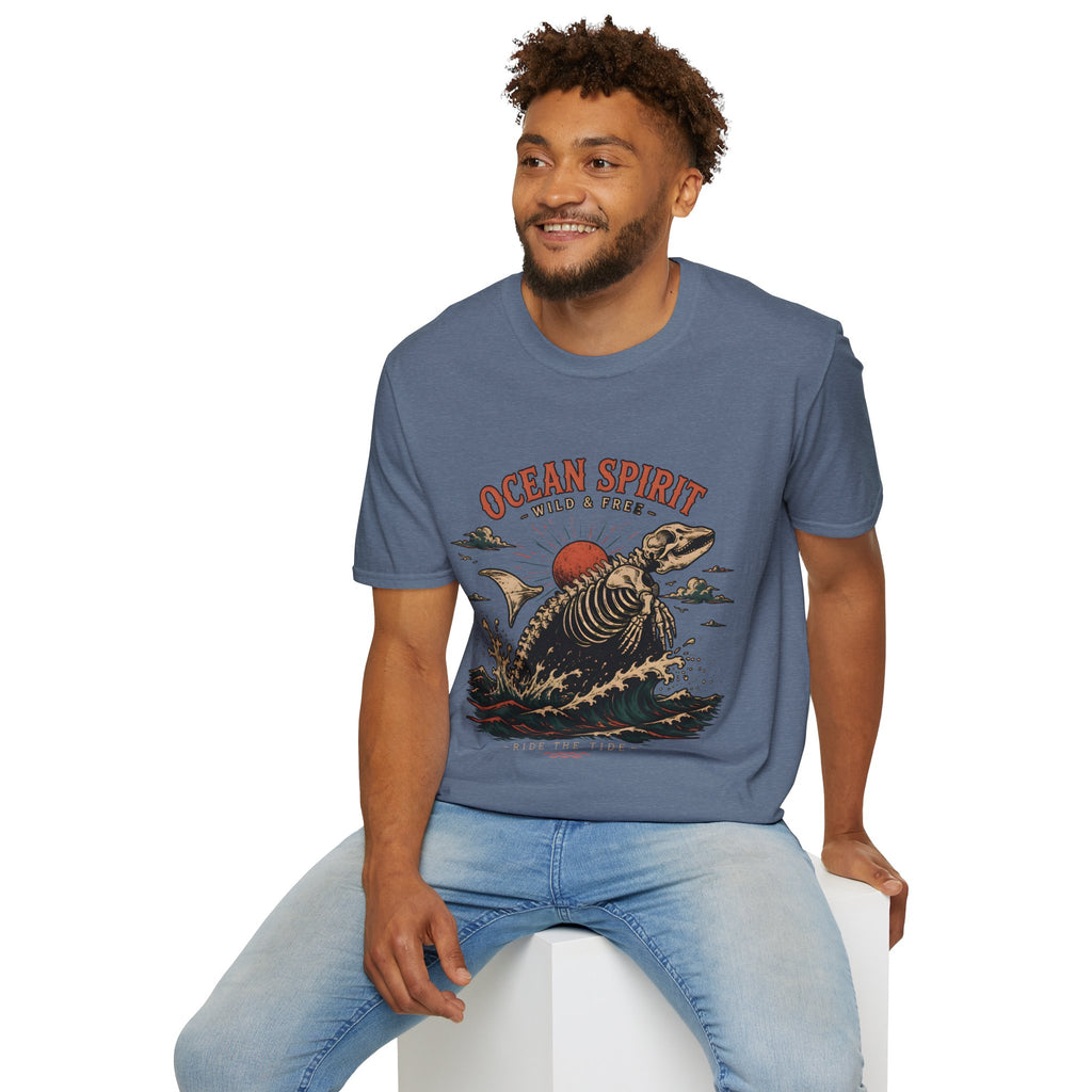 Ocean Spirit T-Shirt — Wild & Free Sea Turtle Graphic Tee