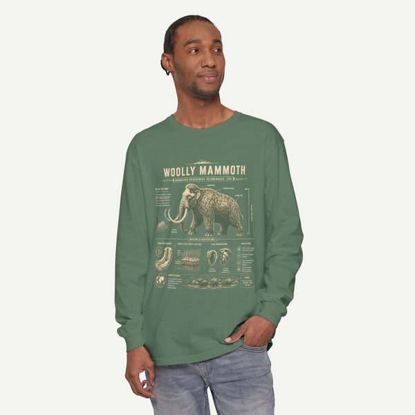 Woolly Mammoth Anatomy Long Sleeve Tee