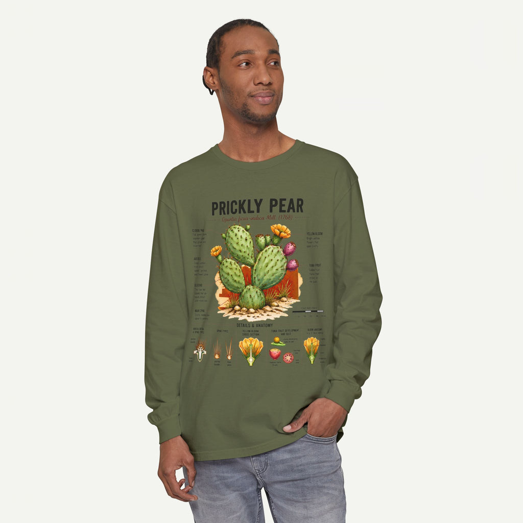 Prickly Pear Botanical Long Sleeve Shirt