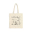 Canvas Tote Bag — 'At the Sundown' Vintage Nature Illustration Tote