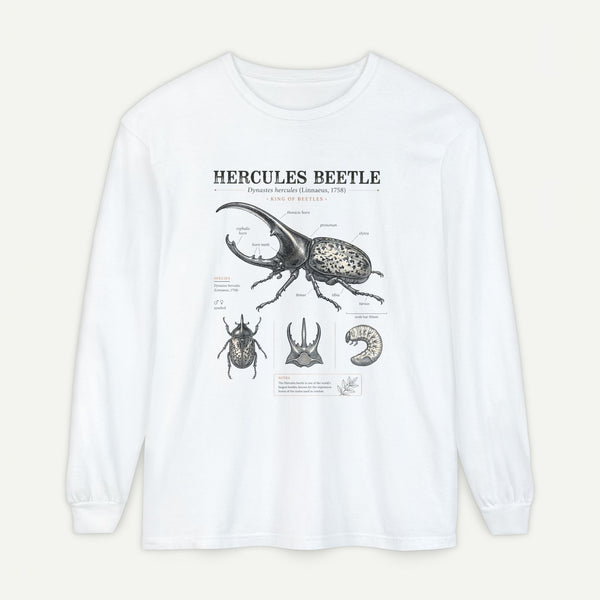 Hercules Beetle Anatomy Long Sleeve Tee