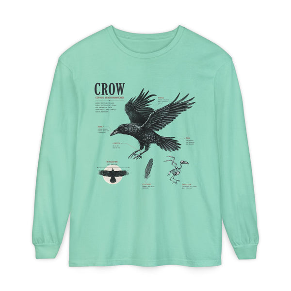 Crow Anatomy Long Sleeve Tee