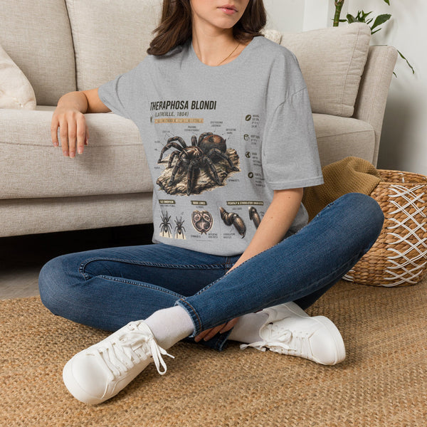 Theraphosa blondi Tarantula T-Shirt — Spider Anatomy Educational Tee