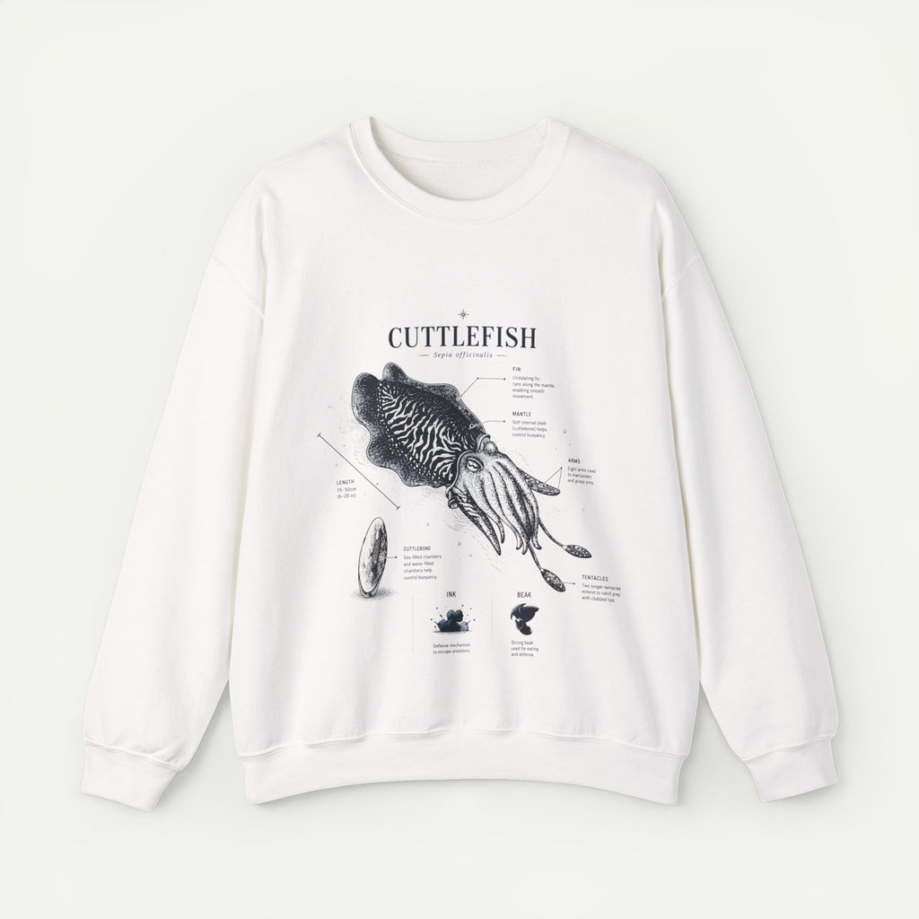 Cuttlefish Anatomy Crewneck Sweatshirt