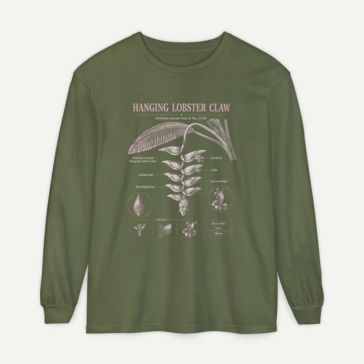Hanging Lobster Claw Long Sleeve Tee