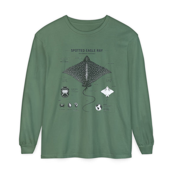 Spotted Eagle Ray Anatomy Long Sleeve Tee