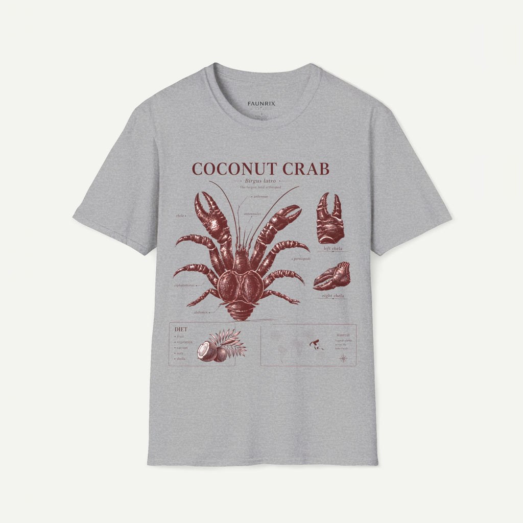 Coconut Crab Anatomy T-Shirt