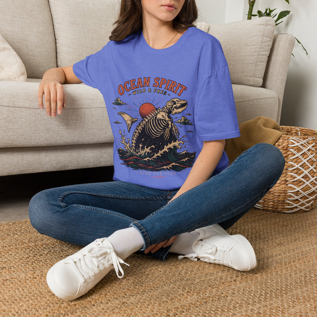 Ocean Spirit T-Shirt — Wild & Free Sea Turtle Graphic Tee