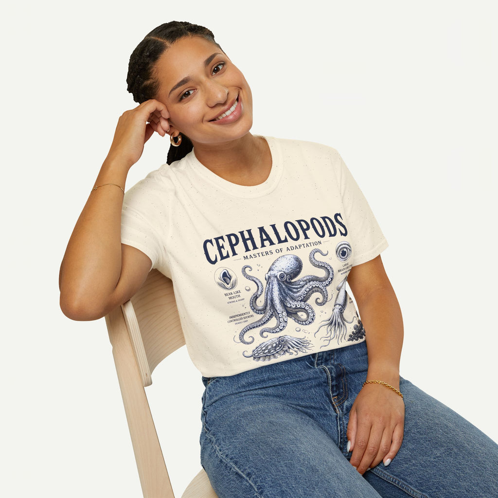 Cephalopods T-Shirt — Masters of Adaptation Vintage Octopus Graphic Tee