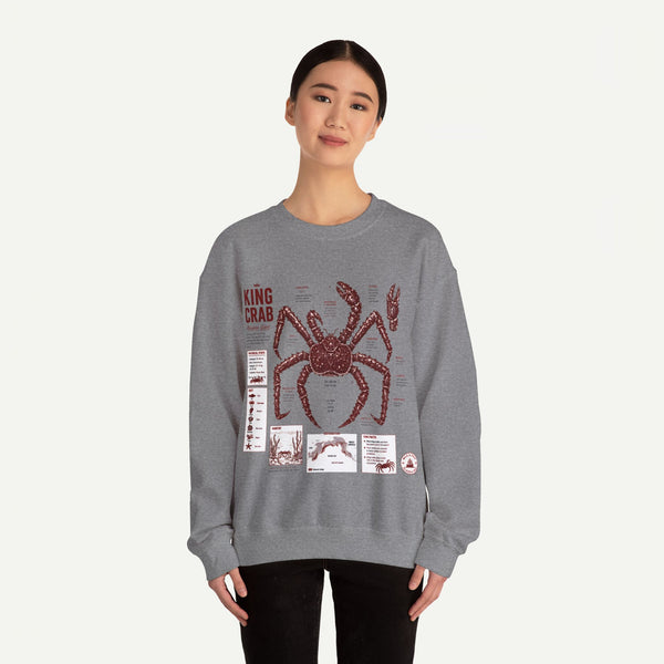 King Crab Anatomy Sweatshirt