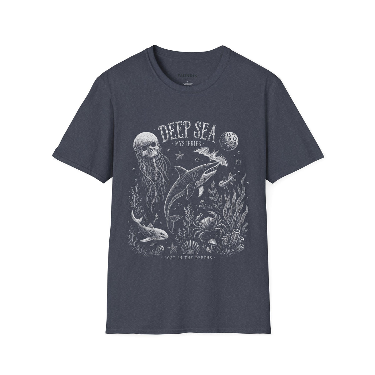 Deep Sea Mysteries T-Shirt — Vintage Ocean Creature Graphic Tee