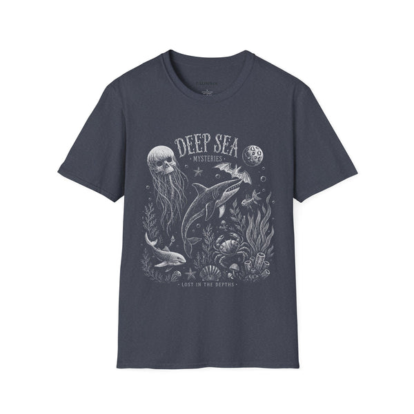 Deep Sea Mysteries T-Shirt — Vintage Ocean Creature Graphic Tee
