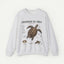 Loggerhead Sea Turtle Anatomy Sweatshirt — Marine Life Educational Crewneck