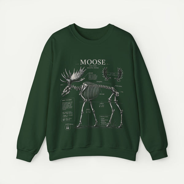 Moose Skeleton Anatomy Sweatshirt