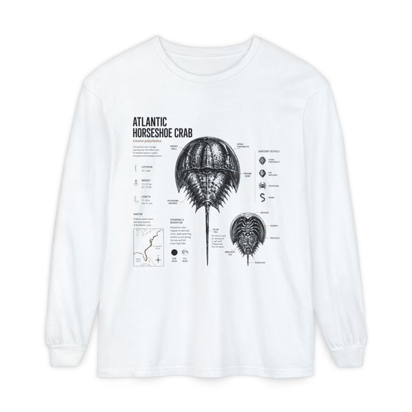 Atlantic Horseshoe Crab Anatomy Long Sleeve Tee