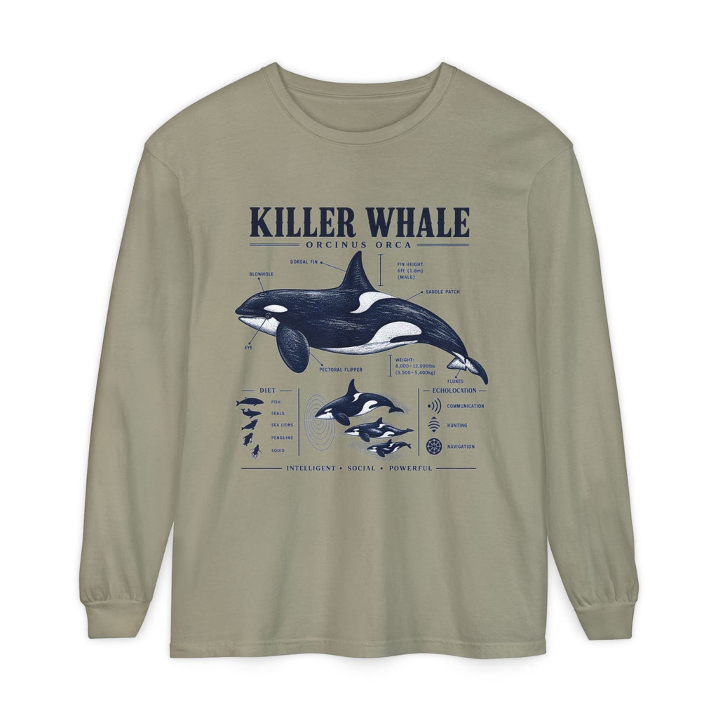 Killer Whale Anatomy Long Sleeve Tee