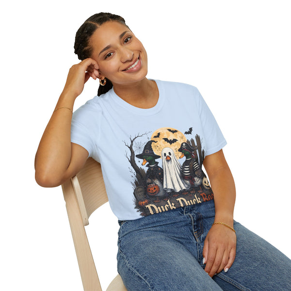 Duck Duck BOO! Halloween T-Shirt — Cute Spooky Duck Costume Tee