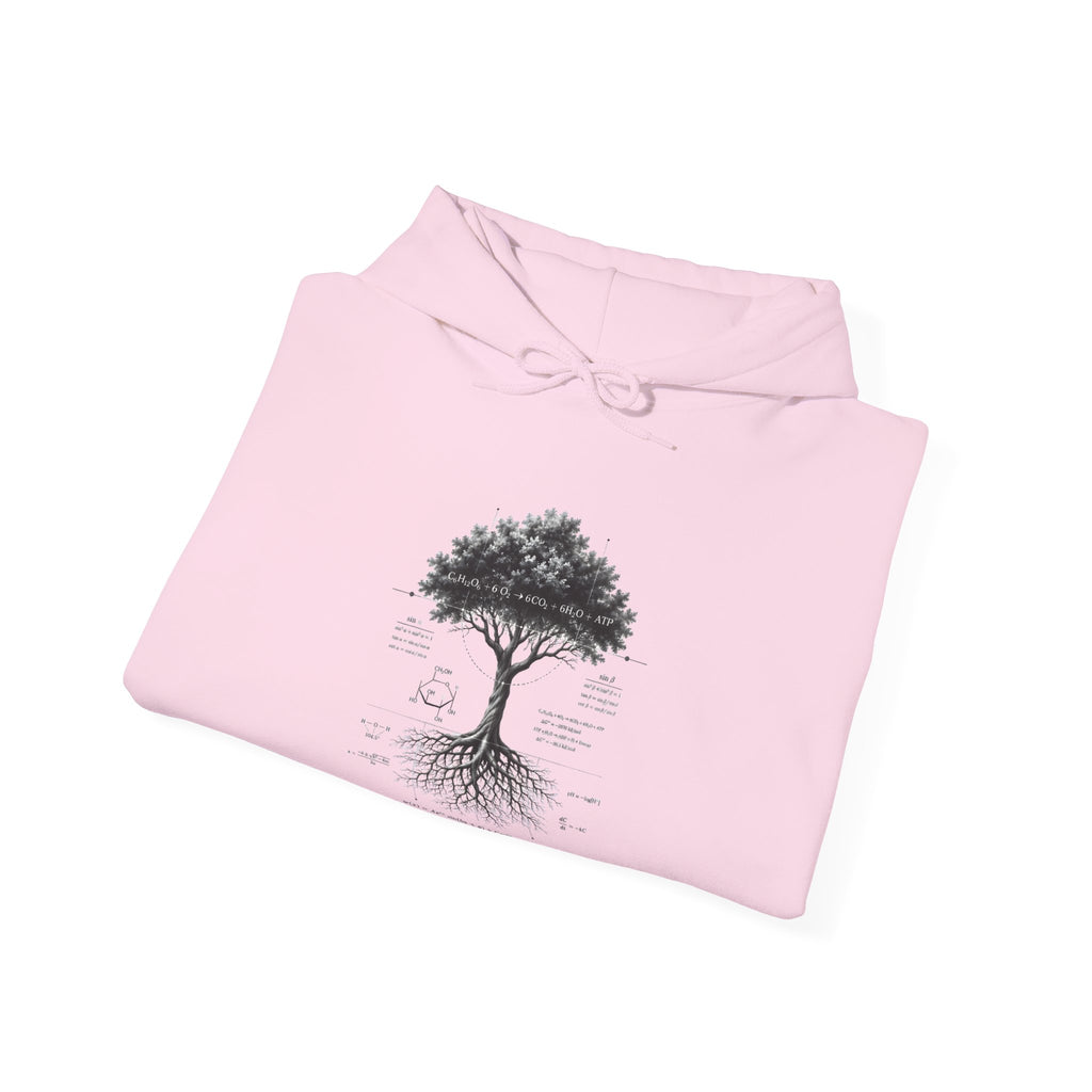 Tree of Life Hoodie — Botanical Diagram Roots & Growth Sweatshirt