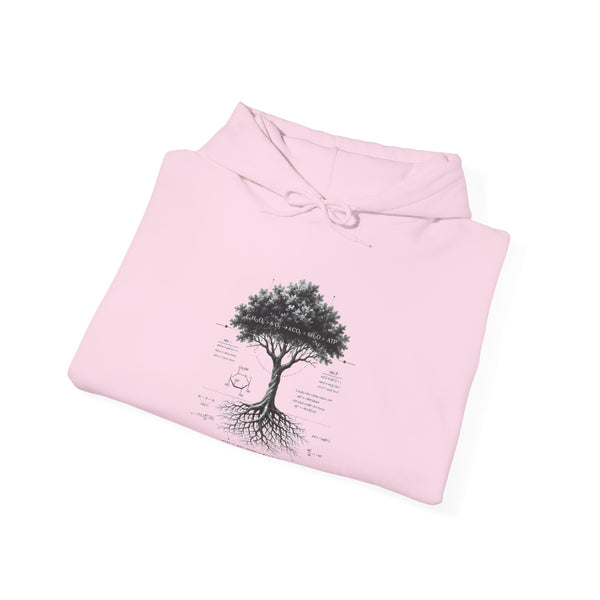 Tree of Life Hoodie — Botanical Diagram Roots & Growth Sweatshirt