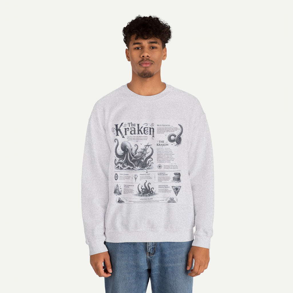 Kraken Illustration Crewneck Sweatshirt