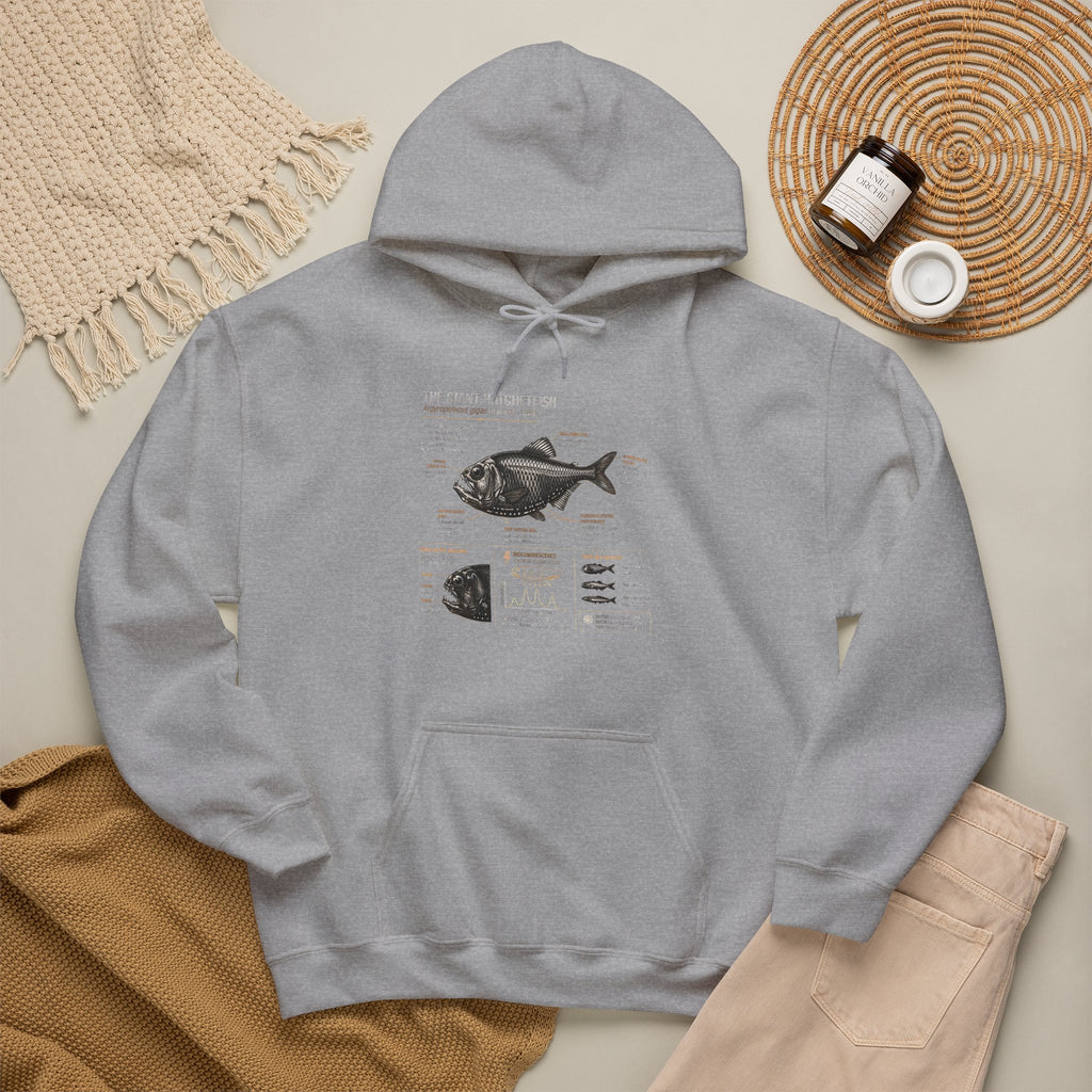 Blackfish Anatomy Hoodie – Fish Identification Diagram Sweatshirt