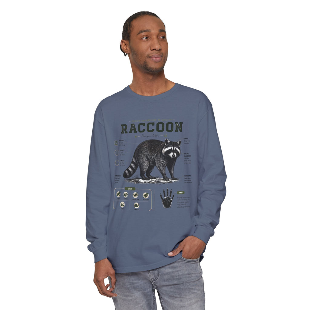 Raccoon Anatomy Long Sleeve Tee