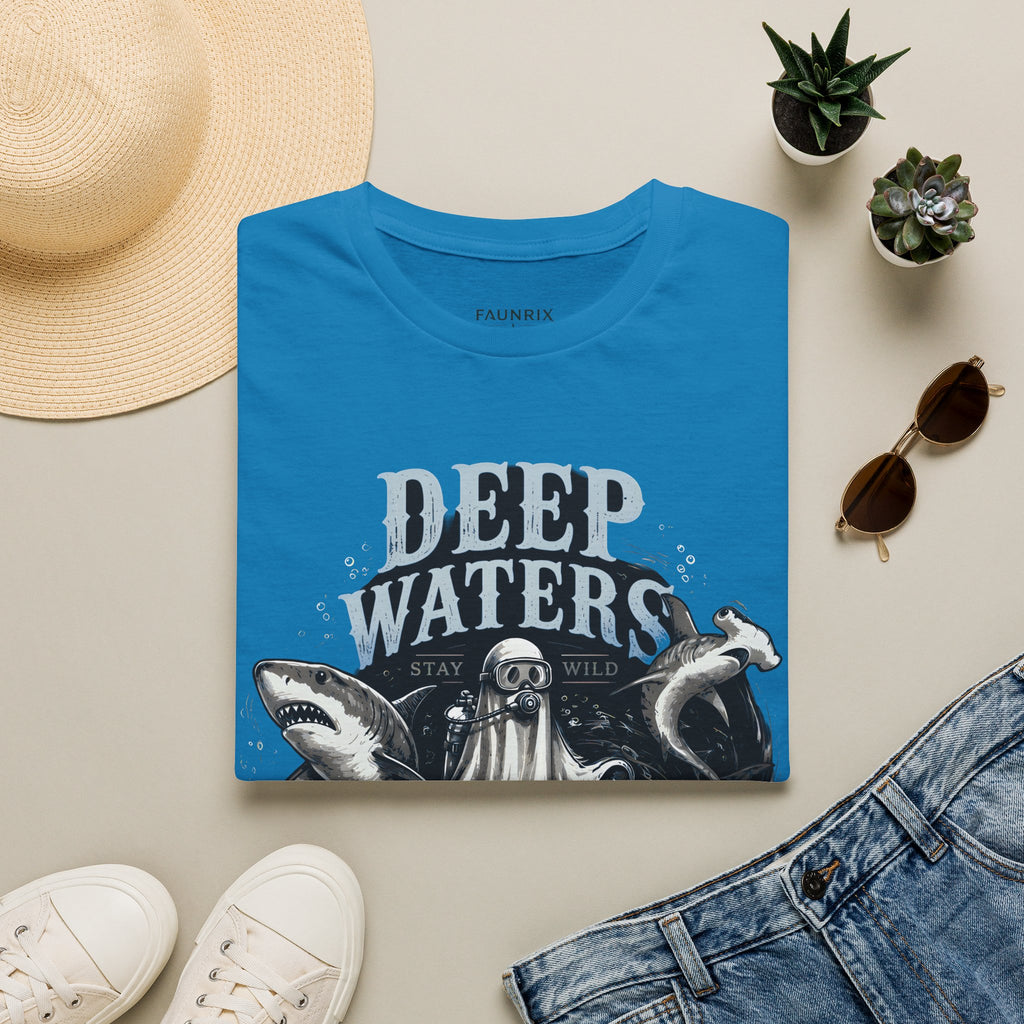 Deep Waters Graphic T-Shirt — ‘Deep Waters’ Ocean Monster Tee