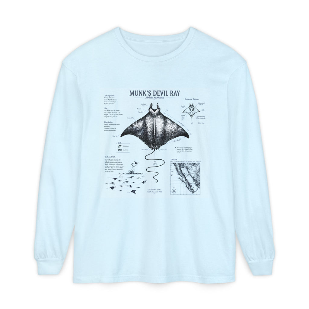 Munk's Devil Ray Anatomy Long Sleeve Tee