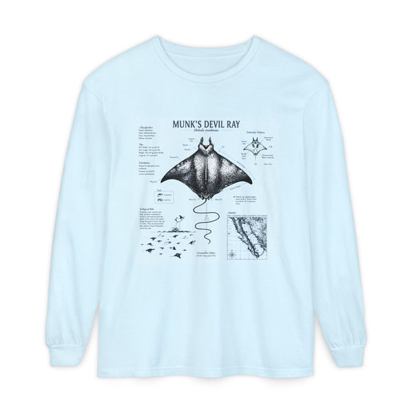 Munk's Devil Ray Anatomy Long Sleeve Tee