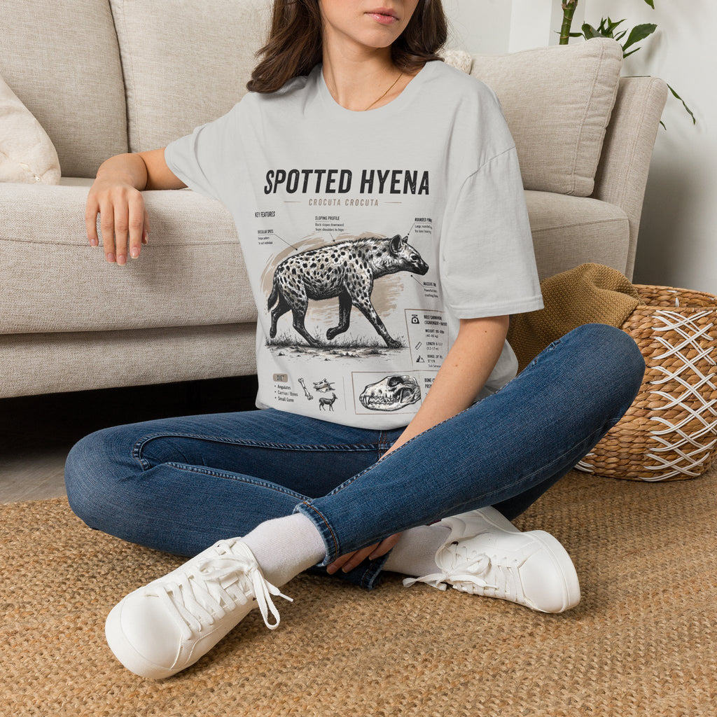 Spotted Hyena Anatomy T-Shirt — Vintage Wildlife Tee