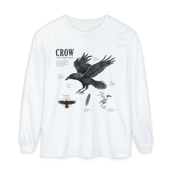 Crow Anatomy Long Sleeve Tee