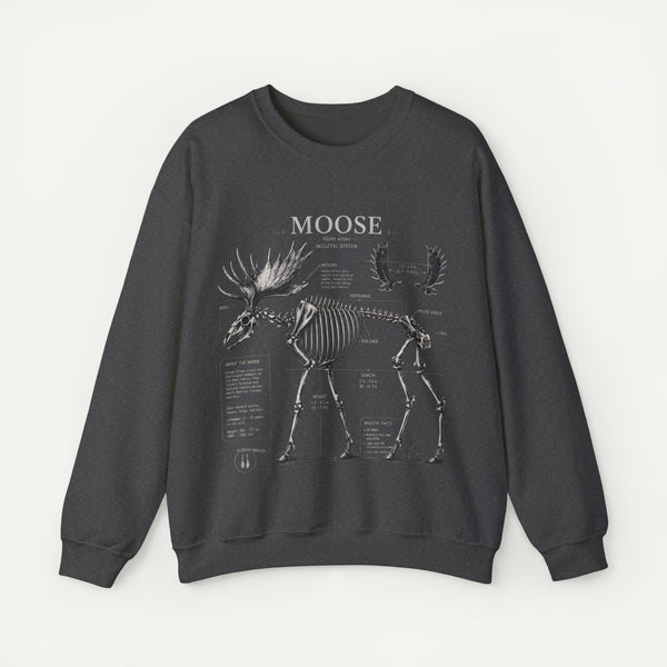 Moose Skeleton Anatomy Sweatshirt