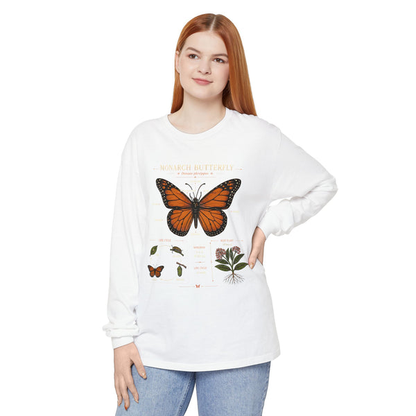 Monarch Butterfly Anatomy Long Sleeve Tee
