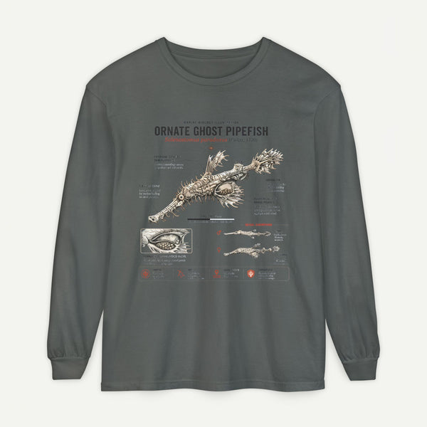 Ornate Ghost Pipefish Anatomical Long Sleeve Tee