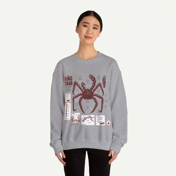 King Crab Anatomy Sweatshirt