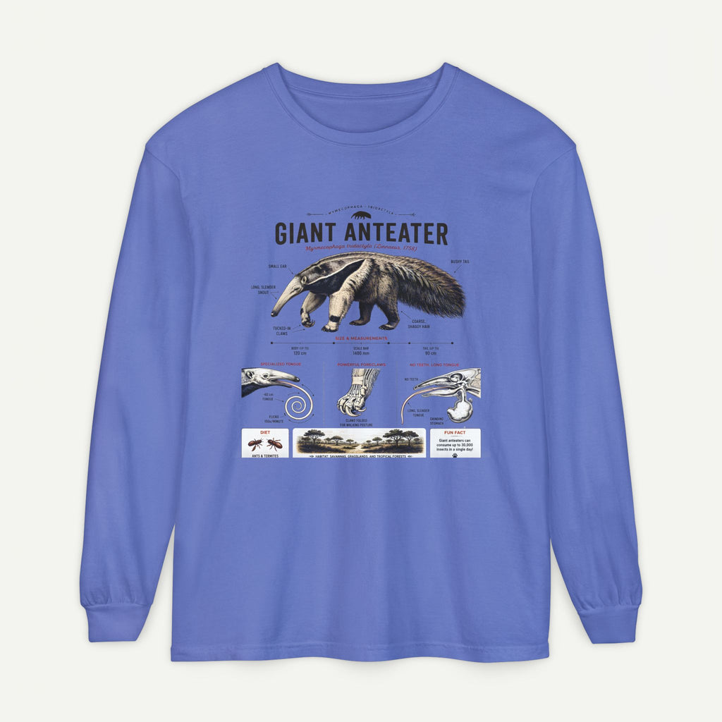 Giant Anteater Anatomy Long Sleeve Tee
