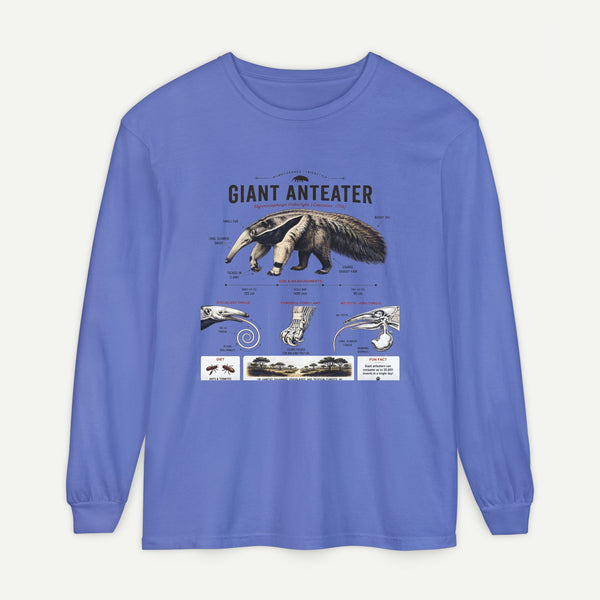 Giant Anteater Anatomy Long Sleeve Tee
