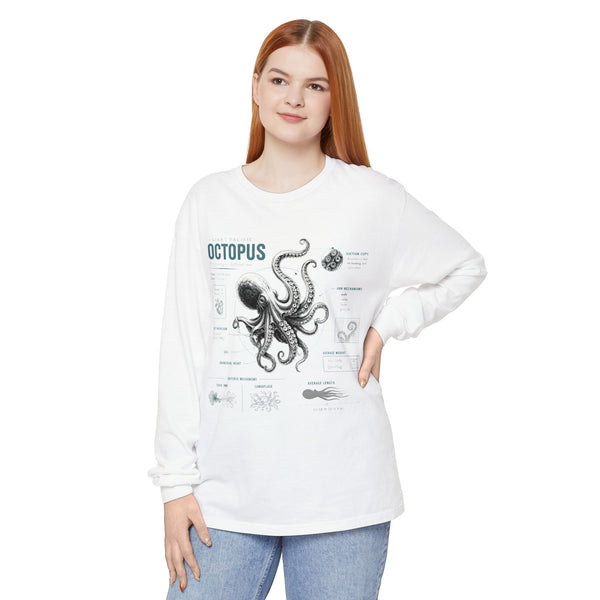 Octopus Anatomy Long Sleeve Tee