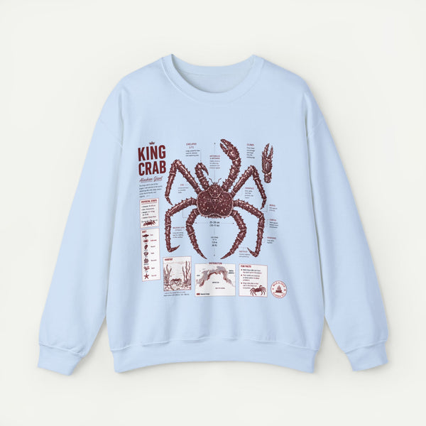 King Crab Anatomy Sweatshirt