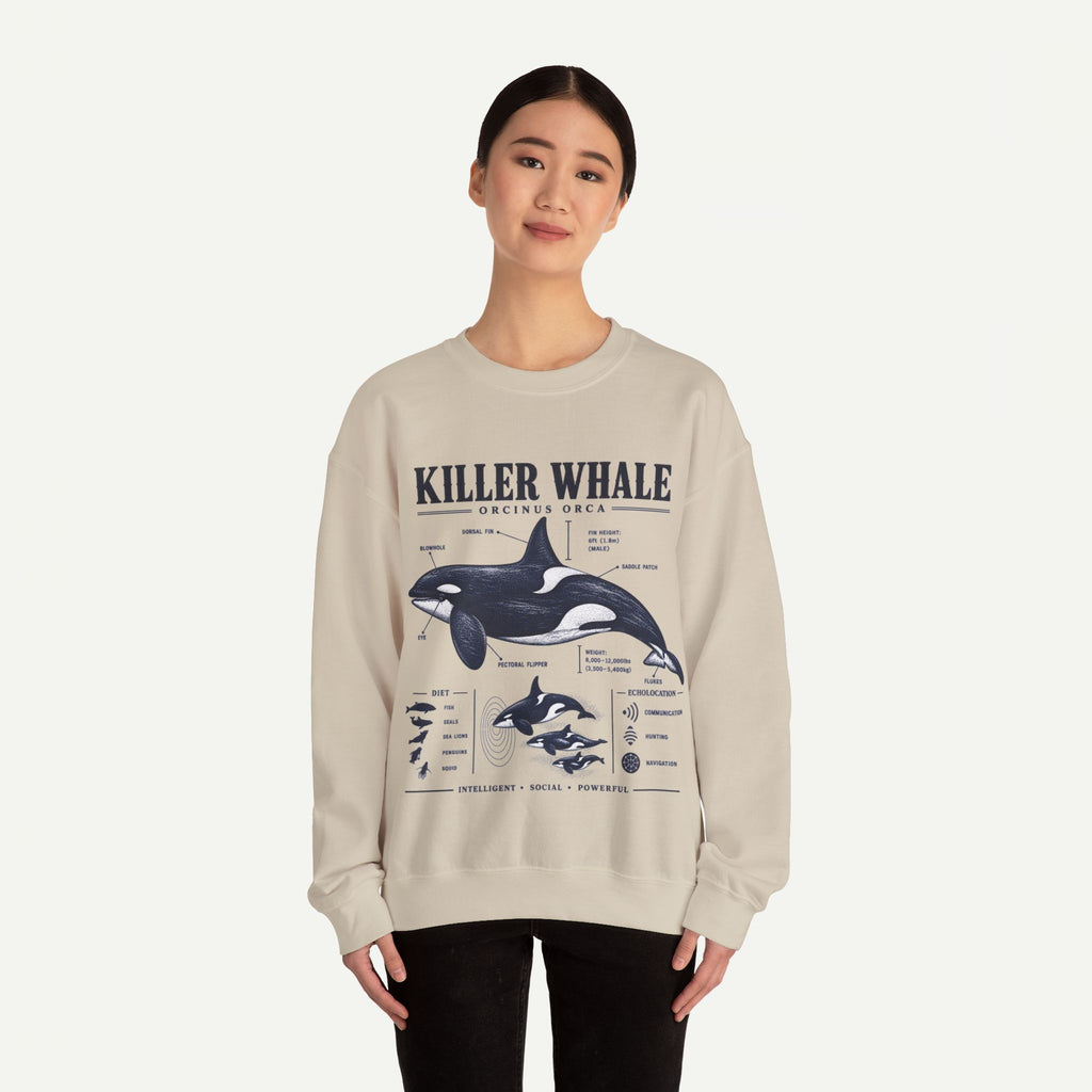 Killer Whale Anatomy Sweatshirt