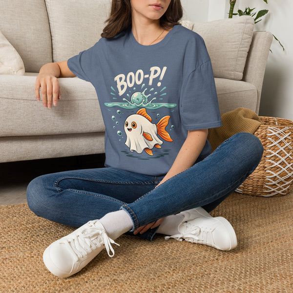 Ghost Fish T-Shirt — Cute Boo-P!Halloween Graphic Tee