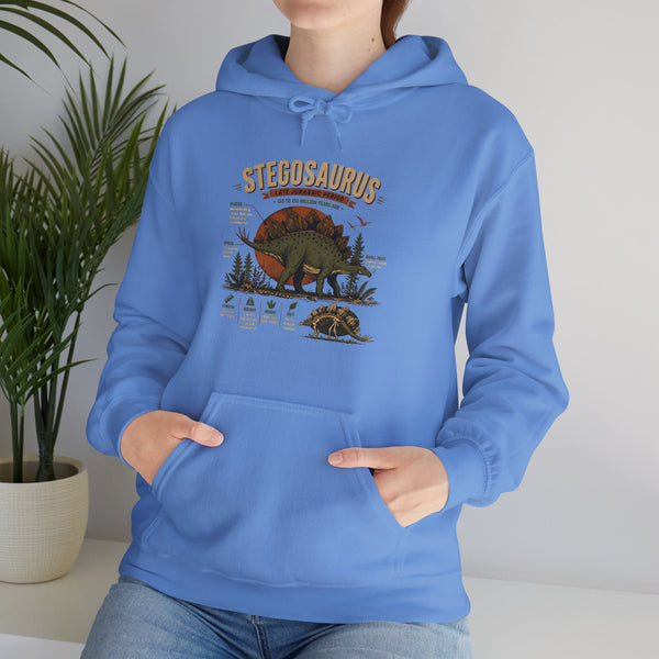 Stegosaurus Vintage Anatomy Hoodie – Retro Dino Nature Sweatshirt