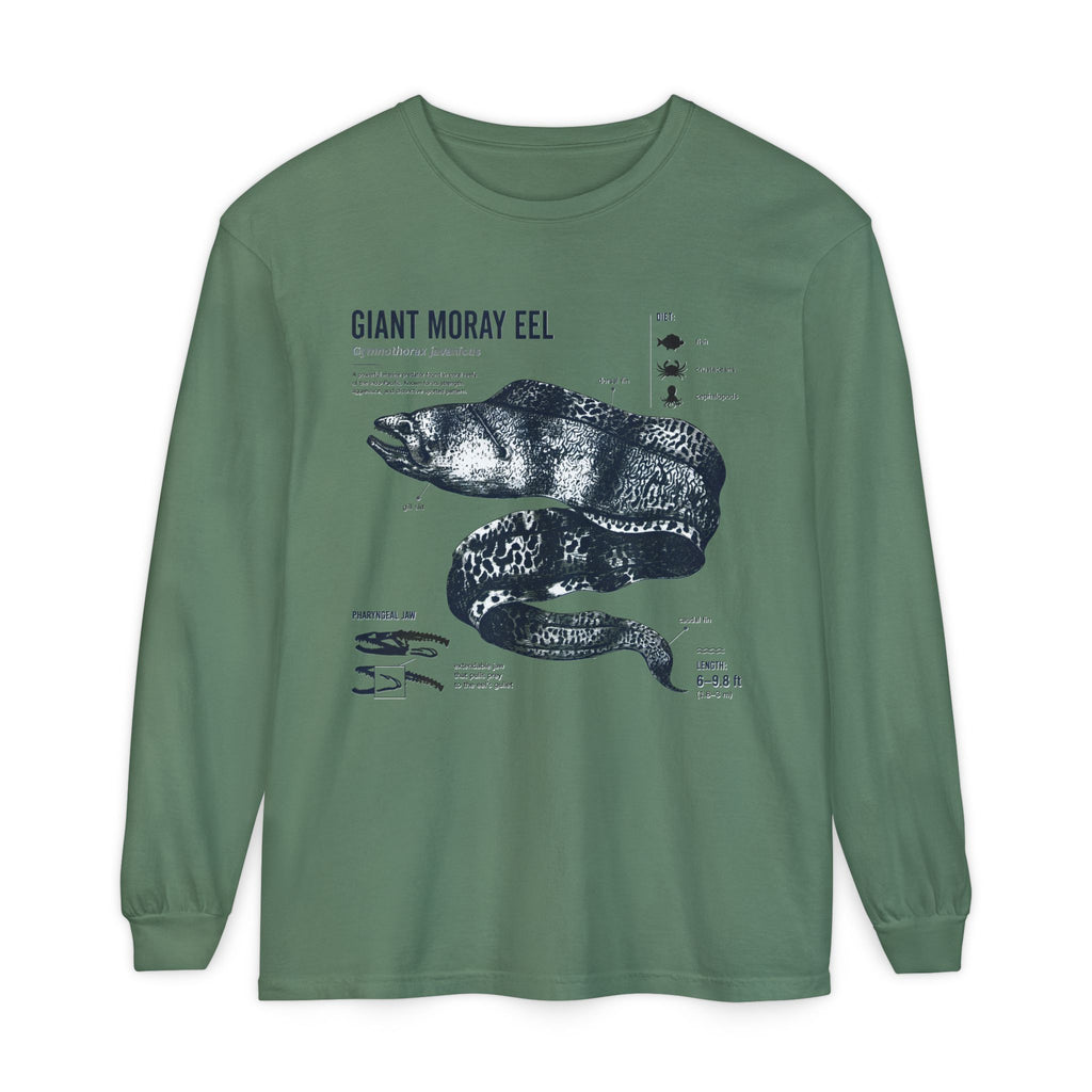 Giant Moray Eel Anatomy Long Sleeve Shirt