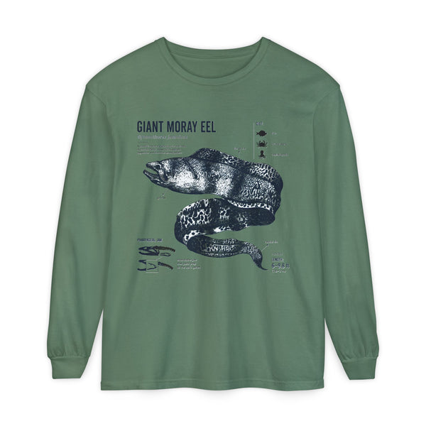 Giant Moray Eel Anatomy Long Sleeve Shirt