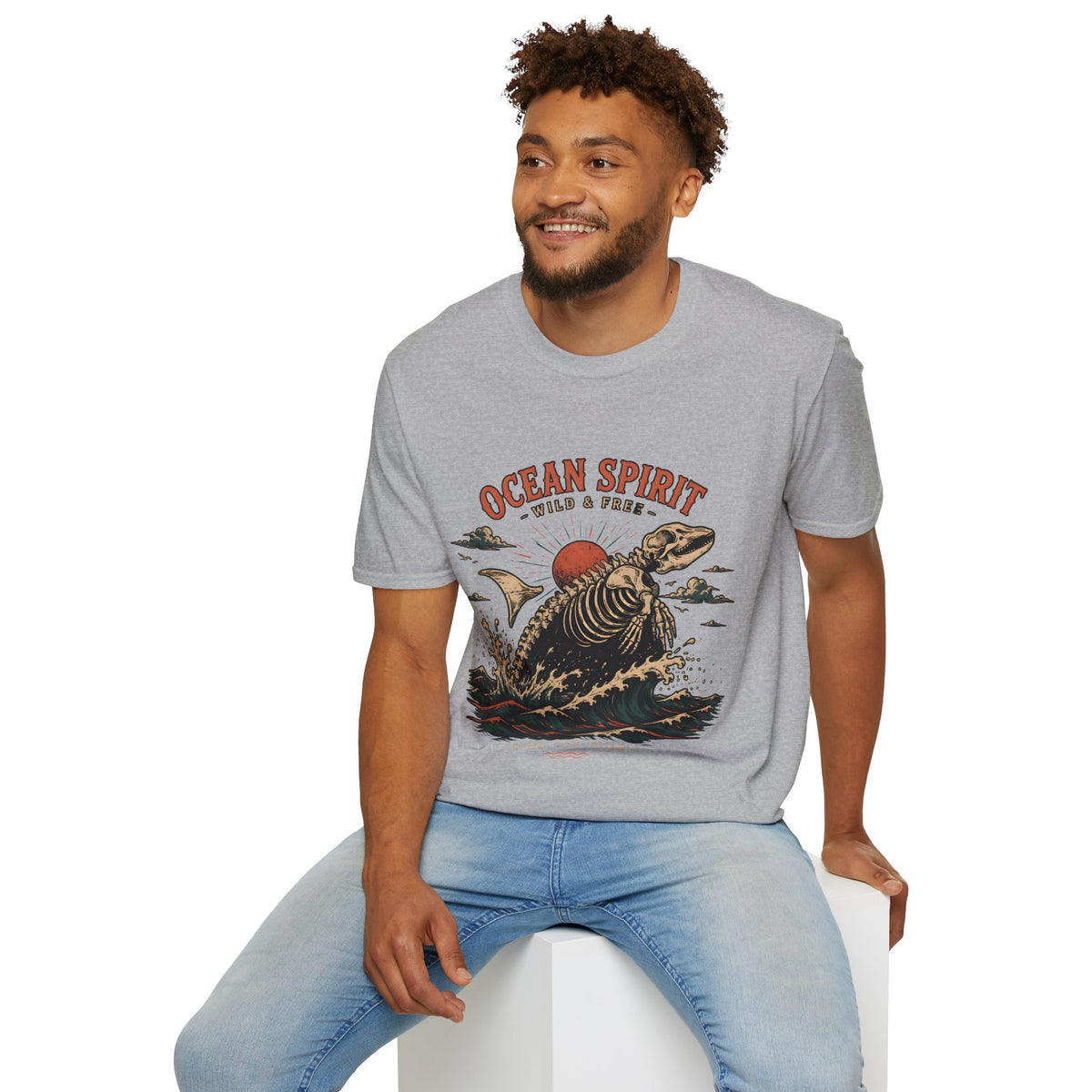 Ocean Spirit T-Shirt — Wild & Free Sea Turtle Graphic Tee