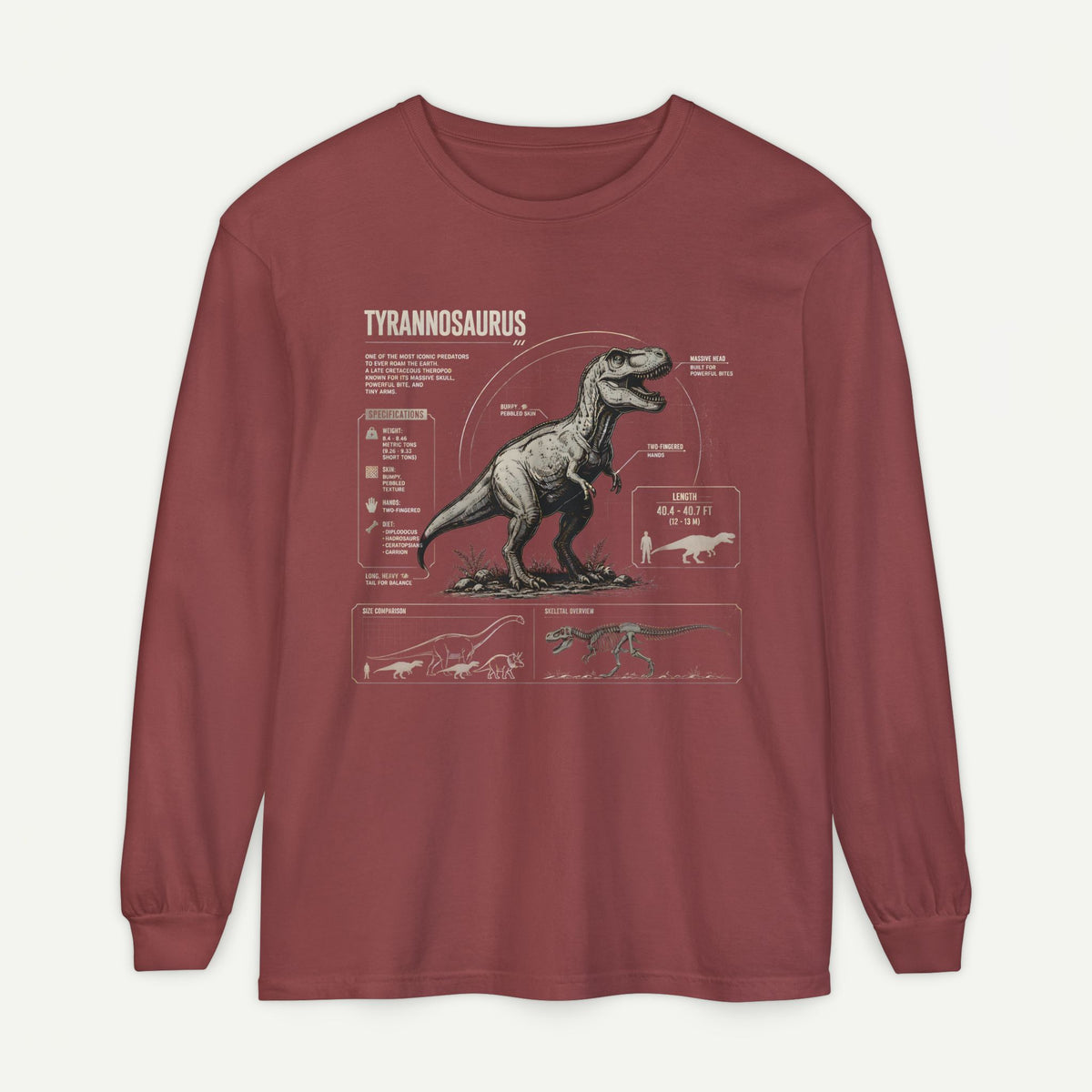 Tyrannosaurus Anatomy Long Sleeve Tee