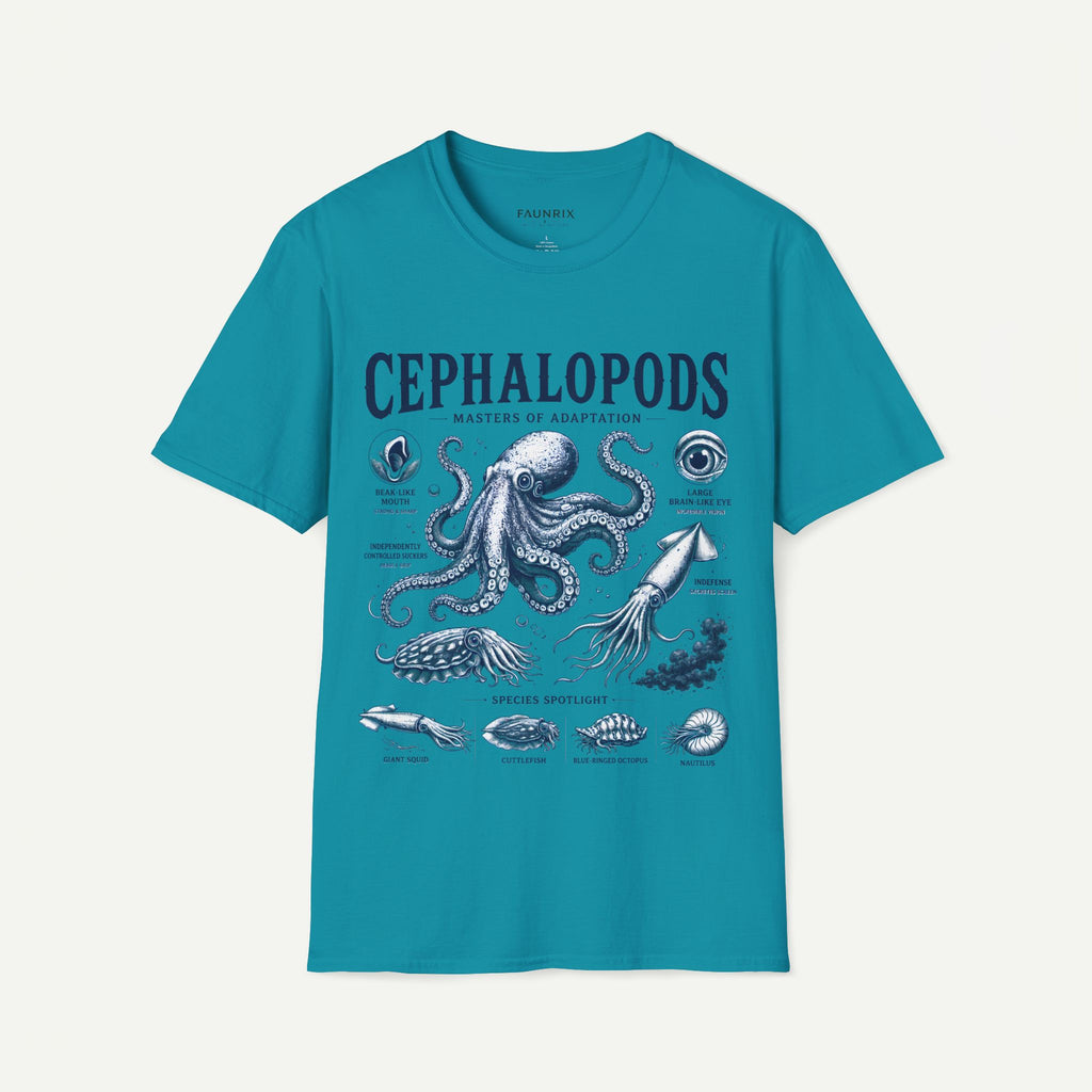 Cephalopods T-Shirt — Masters of Adaptation Vintage Octopus Graphic Tee