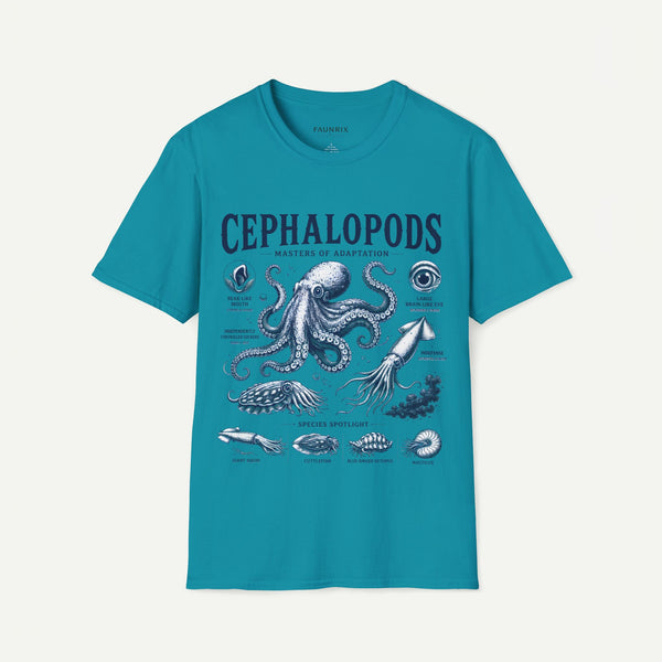 Cephalopods T-Shirt — Masters of Adaptation Vintage Octopus Graphic Tee